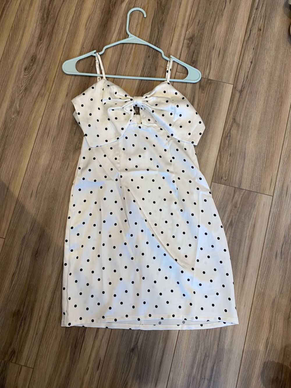 Wild Fable White Polka Dot Mini Dress